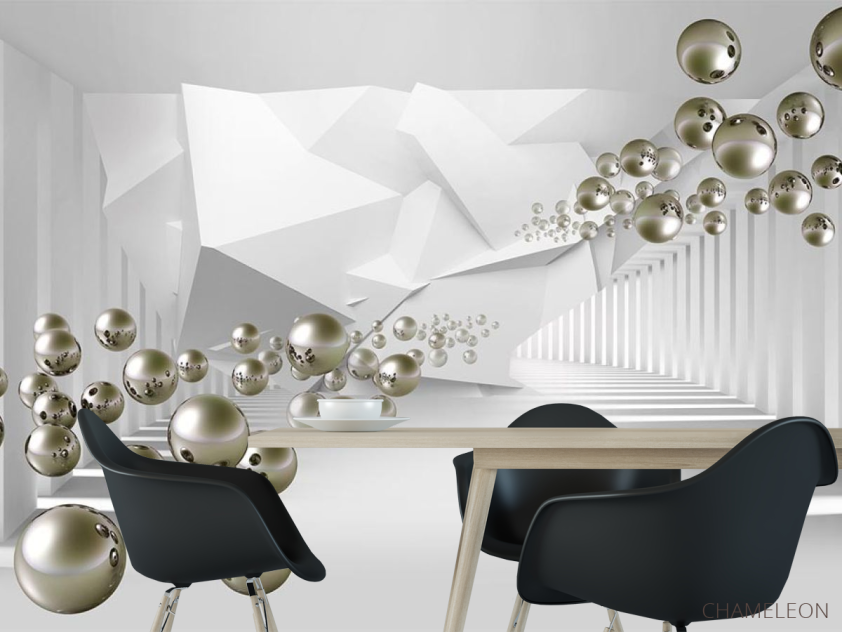 Фотошпалери Стереоскопічні фігури - 1