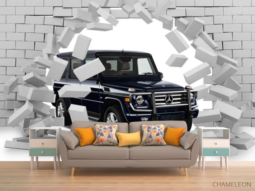 Фотообои 3д джип - 1