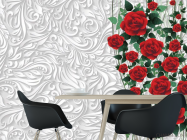 Фотошпалери 3д Троянди - 1