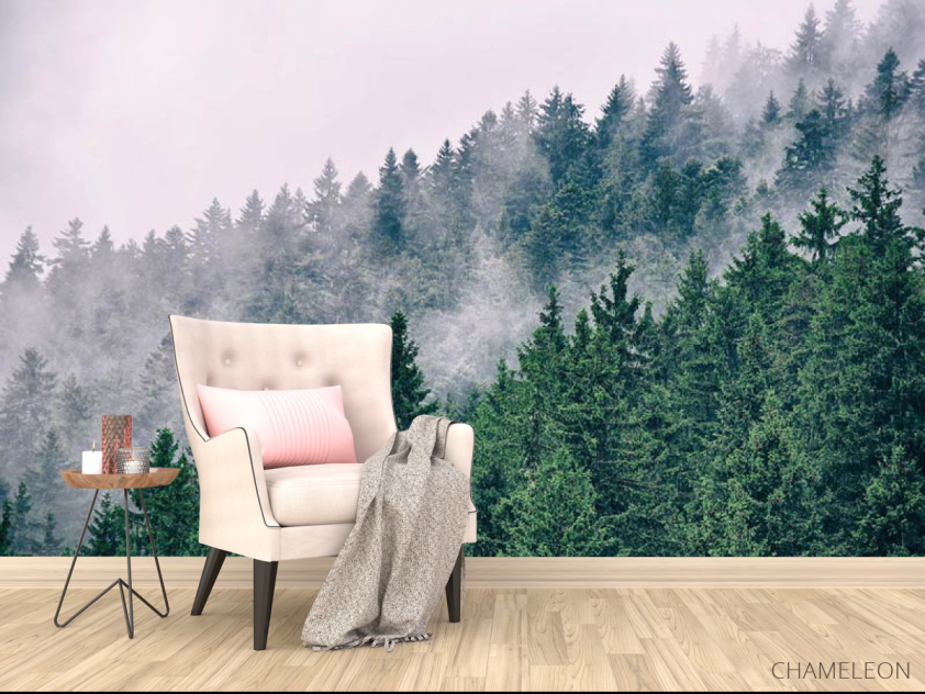 Фотообои Лес в тумане - 4