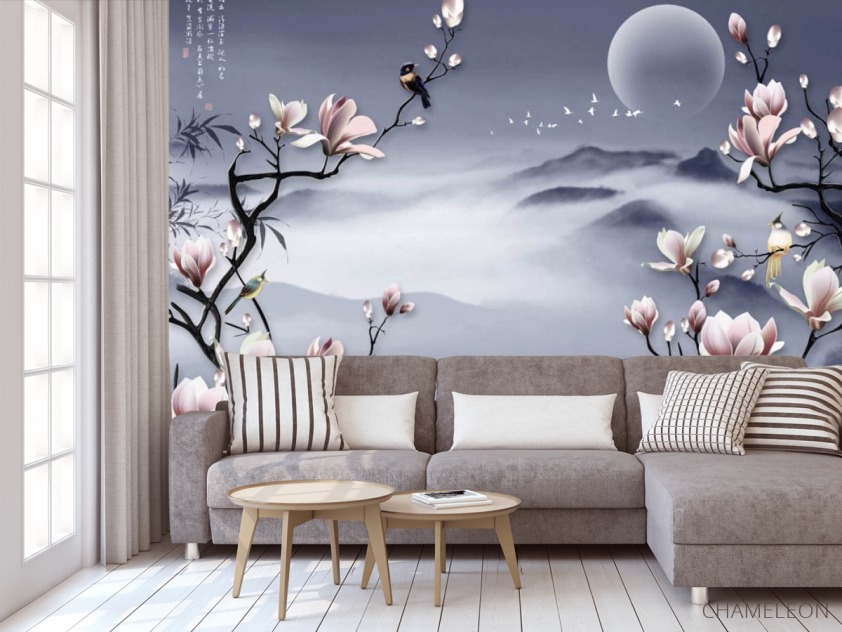 Фотообои Магнолии в восточном стиле - 3