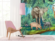 Фотошпалери Яскраві африканські тварини - 4