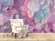 Фотообои Фиолетовый Fluid art - 4