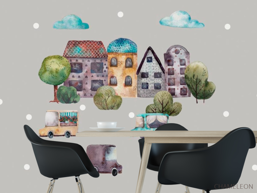 Фотообои Домики - 1