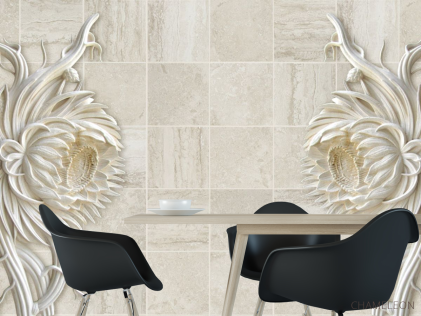 Фотошпалери Гіпсова георгіна - 1