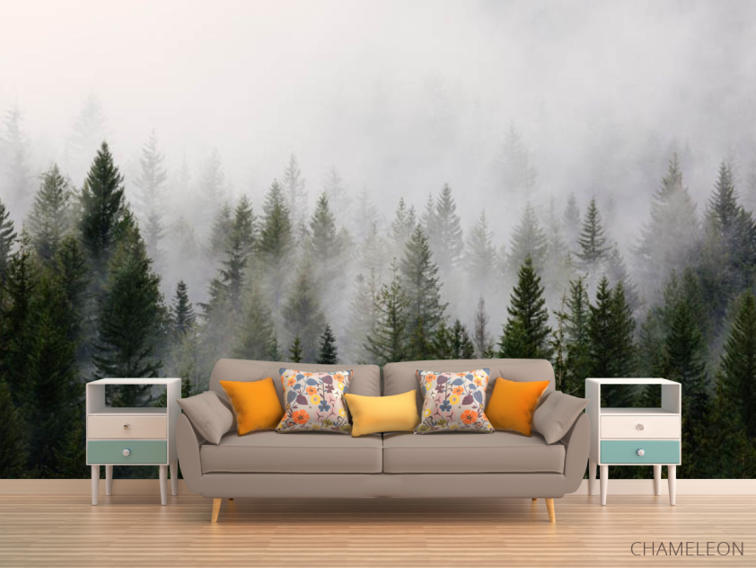 Фотообои Лес в тумане - 1