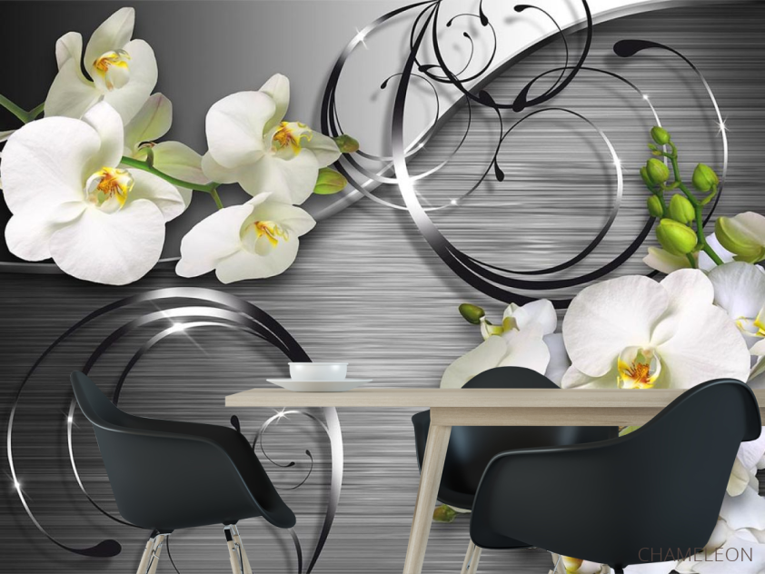 Фотошпалери Орхідеї 3д - 1
