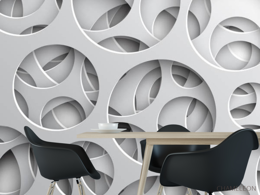 Фотообои 3д круги - 1