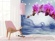 Фотошпалери 3Д орхідея - 4