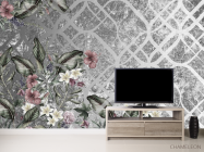 Фотообои Цветы с узором - 2