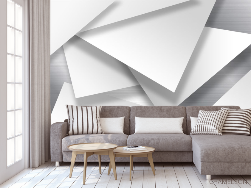 Фотообои 3д треугольники - 3