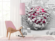 Фотошпалери 3d цегляна стіна - 4