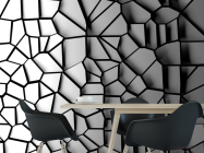 Фотошпалери Сіра стіна 3д - 1