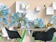 Фотошпалери 3Д Квіти - 1