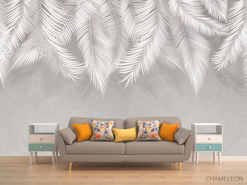 Обои с листьями леруа - 1