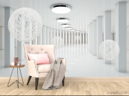 Фотообои Тонель из сфер - 4