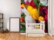 Фотообои тюльпаны яркие - 2