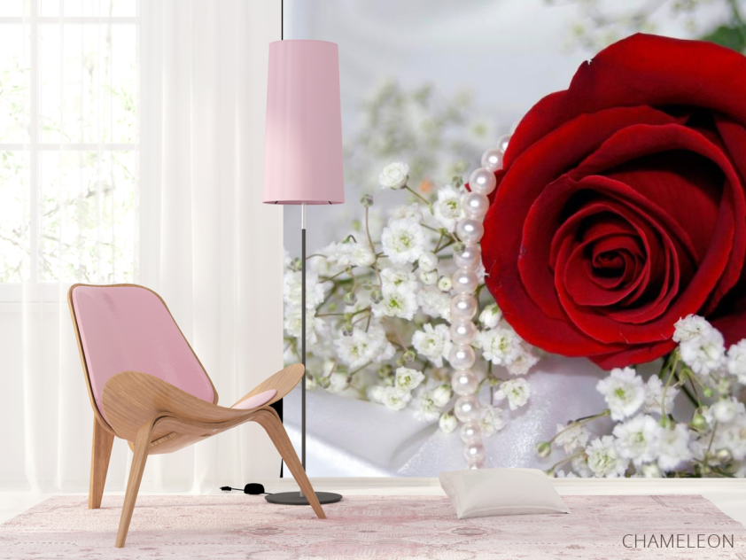 Фотошпалери Роза і перли - 4