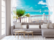 Фотообои в кухню Балкон - 3