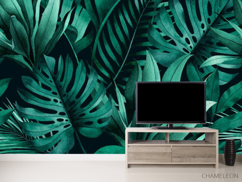 Фотообои Листья зелёные - 2