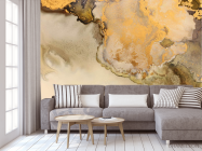 Фотообои Золотой fluid art - 3