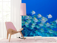 Фотошпалери Зграя риб - 4