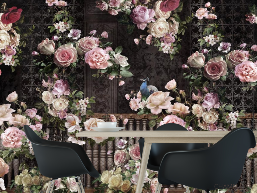 Фотошпалери 3д Троянди - 1