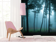 Фотошпалери ліс, туман - 4