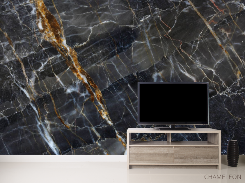 Фотообои Черный мрамор текстура - 2