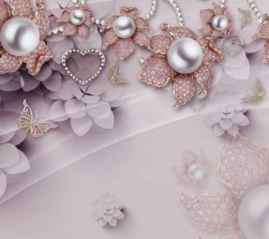 Фотошпалери Рожеві брошки 22479