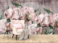 Фотообои Винтажные пионы - 4