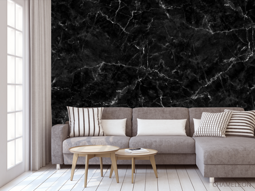 Фотообои Чёрный мрамор - 3