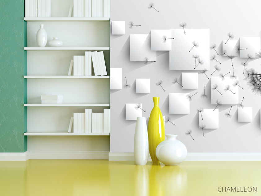 Фотошпалери Кульбаба 3д - 3