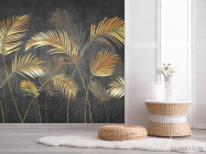 Фотошпалери золоте листя - 2