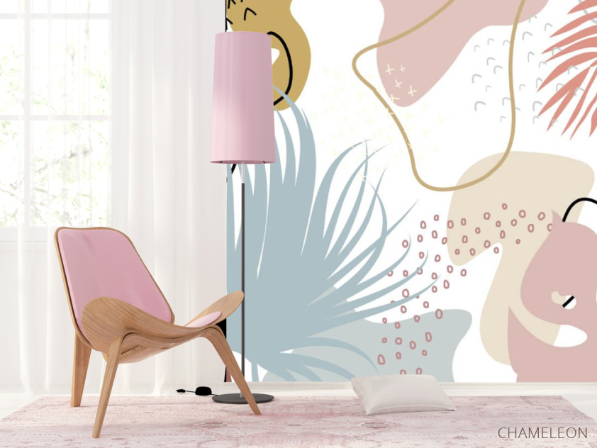 Фотошпалери в стилі Модерн, листя - 4