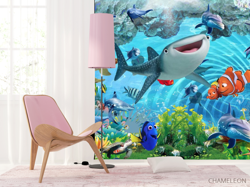 Фотошпалери 3Д підводний світ - 4