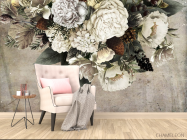 Фотообои Цветы с потолка - 4