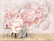 Фотообои Розовые пионы - 4