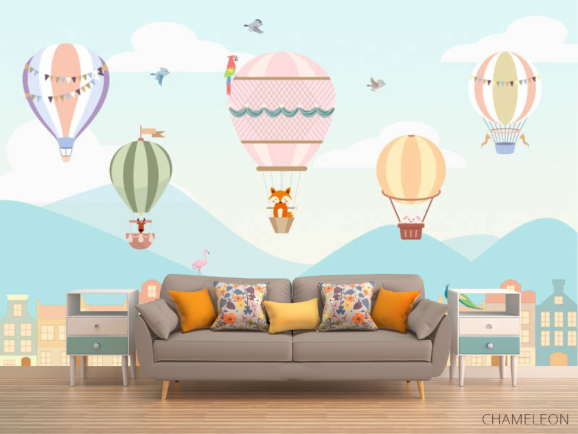 Фотообои воздушные шары - 1