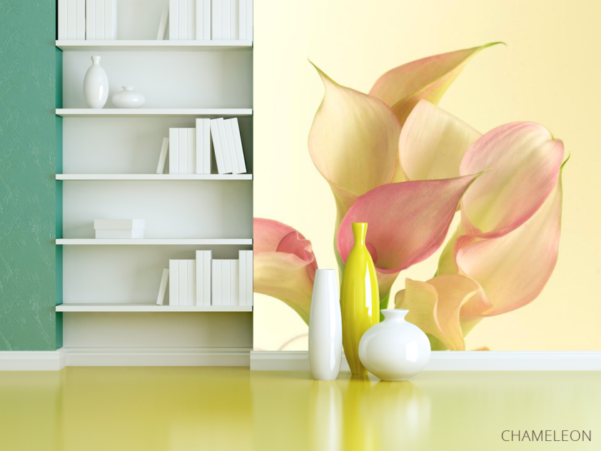 Фотошпалери Бежевий красивий квітка - 3