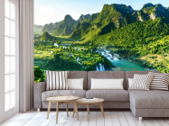 Фотообои водопад на всю поляну - 3