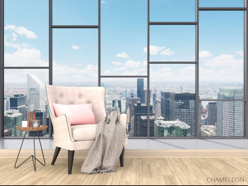 Фотообои Вид из окна на город - 4