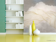 Фотошпалери Небо і абстракція в стилі line art - 3