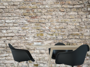 Фотошпалери Світла кам'яна стіна - 1