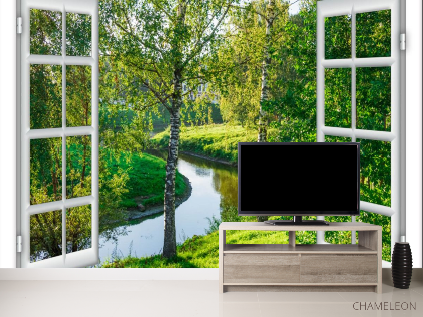 Фотообои Вид на березки - 2