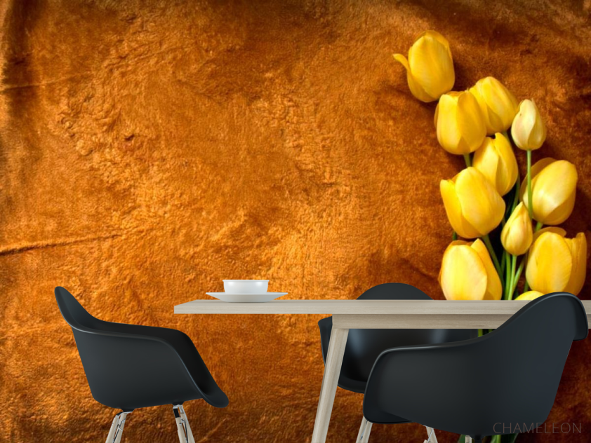 Фотошпалери Жовті тюльпани - 1