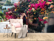 Фотообои цветочный дворик - 4