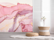 Фотошпалери Рожевий Fluid art - 2