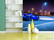 Фотошпалери синій автомобіль - 3