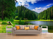 Фотообои озеро и лес - 1